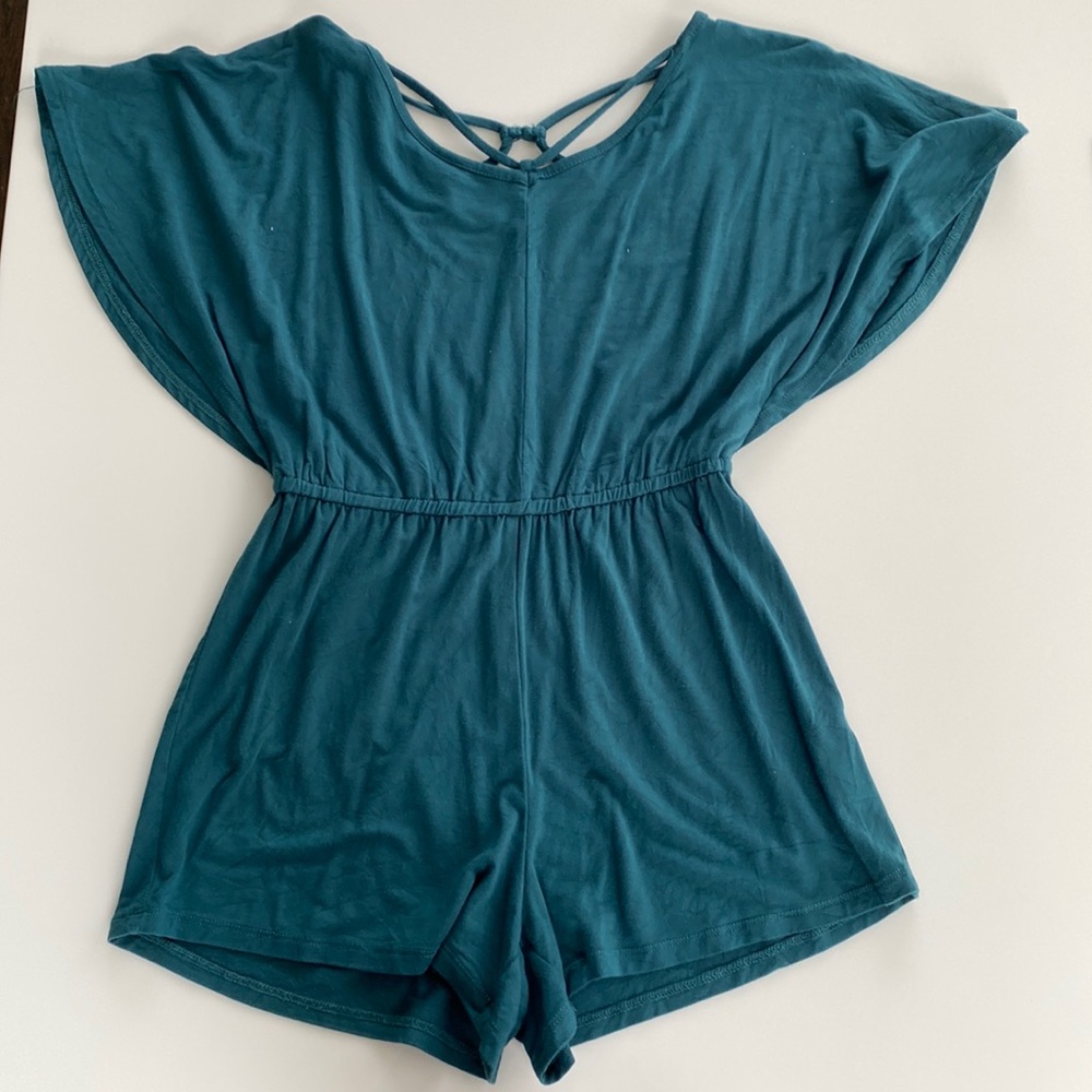 teal romper